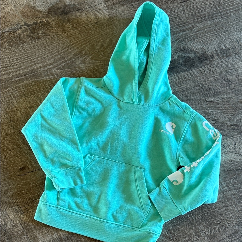 Carhartt Kids Teal Hoodie